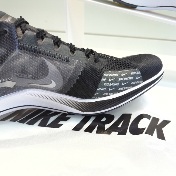 Nike ZoomX DragonFly Black Metallic Silver Track Field Distance Cross Shoes 11.5 - Picture 6 of 12